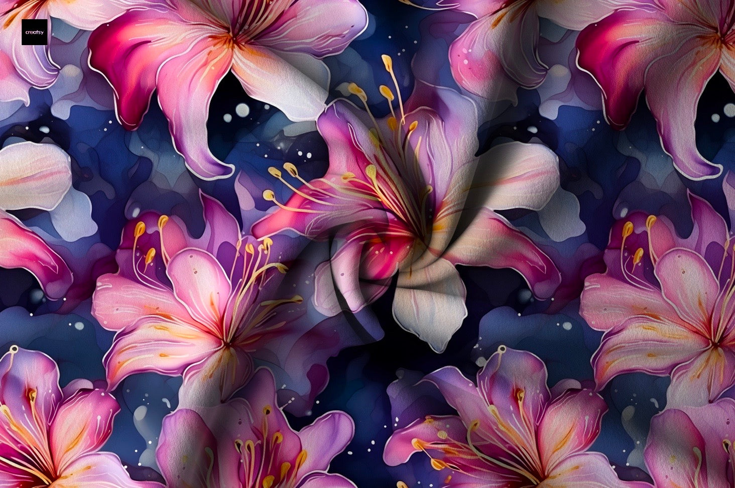 Rosa Pink Nacht Lilien
